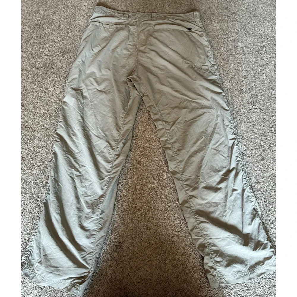 Exofficio Pants Mens 34 Khaki Performance Fishing Hiking Outdoor Cargo